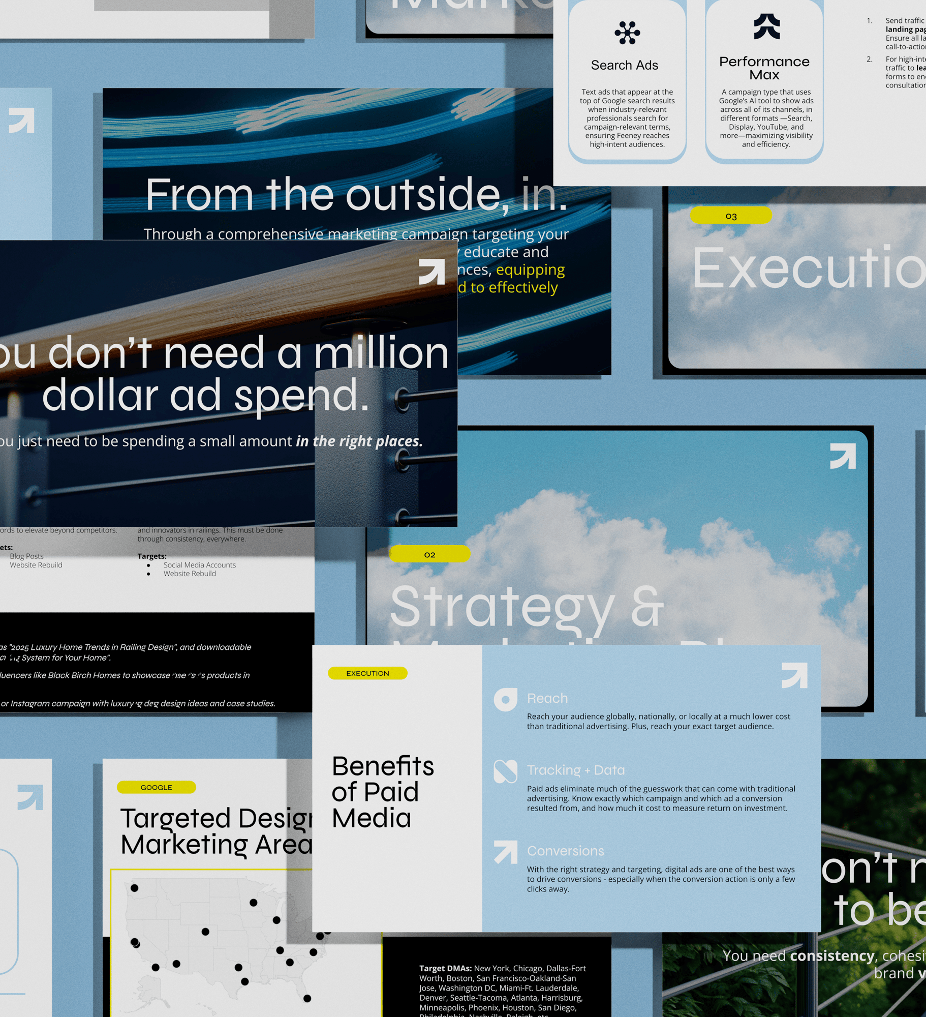 presentation - marketing strategy image mockup